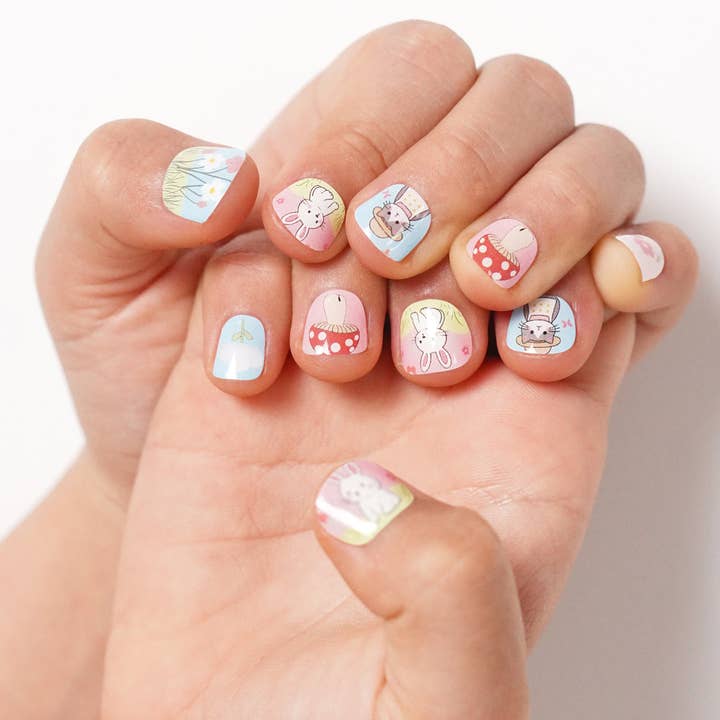 Playful Gel Nail Strips for Kids | Purr & Hop-2883 for wholesale by Danni & Toni