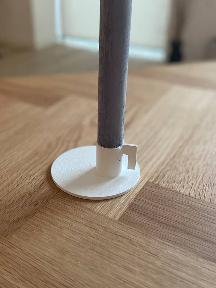 Vienna Candle Holder. White for wholesale by Lübech Living