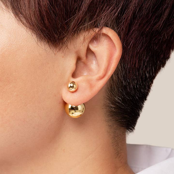 ZENZII Jewelry - Wholesale Stud/Post Earrings - Beaded Ear Jacket Stud2