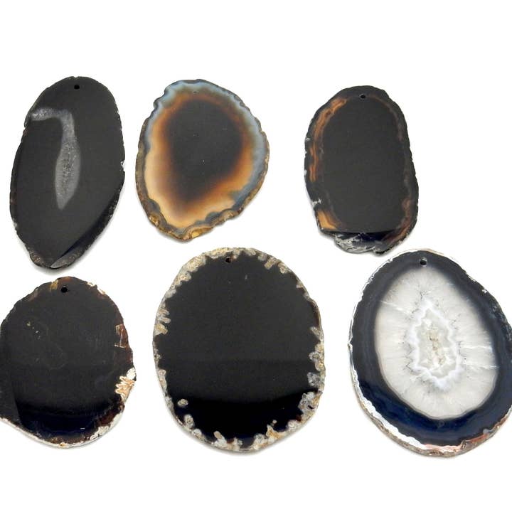 Rock Paradise - Wholesale Spirituele steen/kristal - Top Geboord Agaat Kristal Schijven - Top Geboord - Maat #0