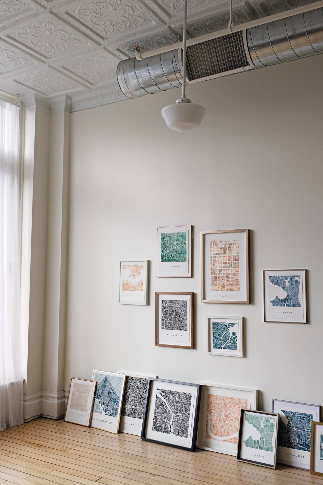 Turn-of-the-Centuries – wholesale Konsttryck – München Tyskland Målad karta - KONSTTRYCK16