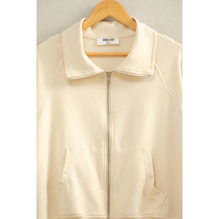 HYFVE - Wholesale Jacket - Women's - Double Knit High Neck Long Sleeve Zippered Jacket12