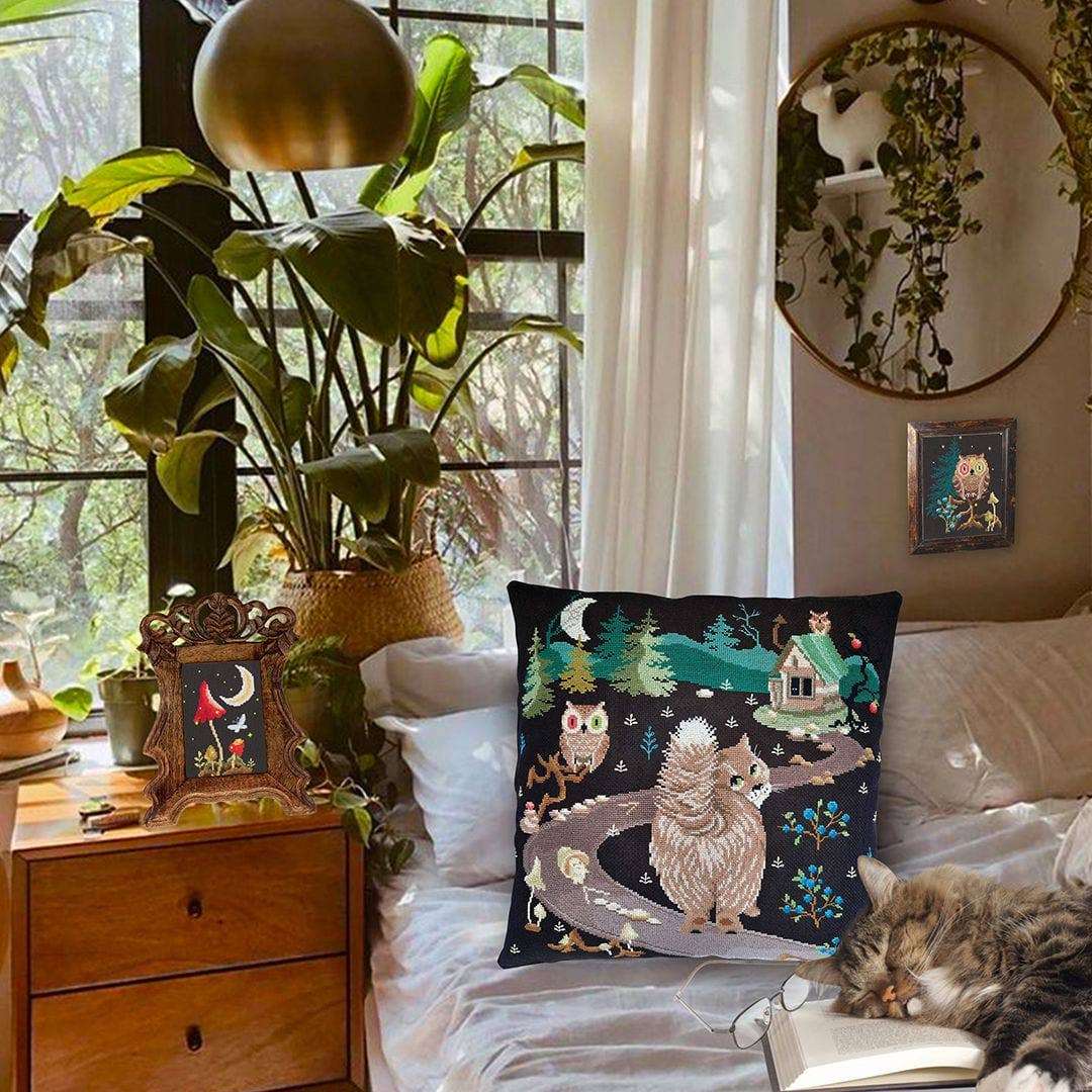 RTO&Collection D'Art (RTO Baltic OU) - Wholesale Embroidery/Cross Stitch Supplies - Cross Stitch Kit RTO Counted Forest Cat CU0922