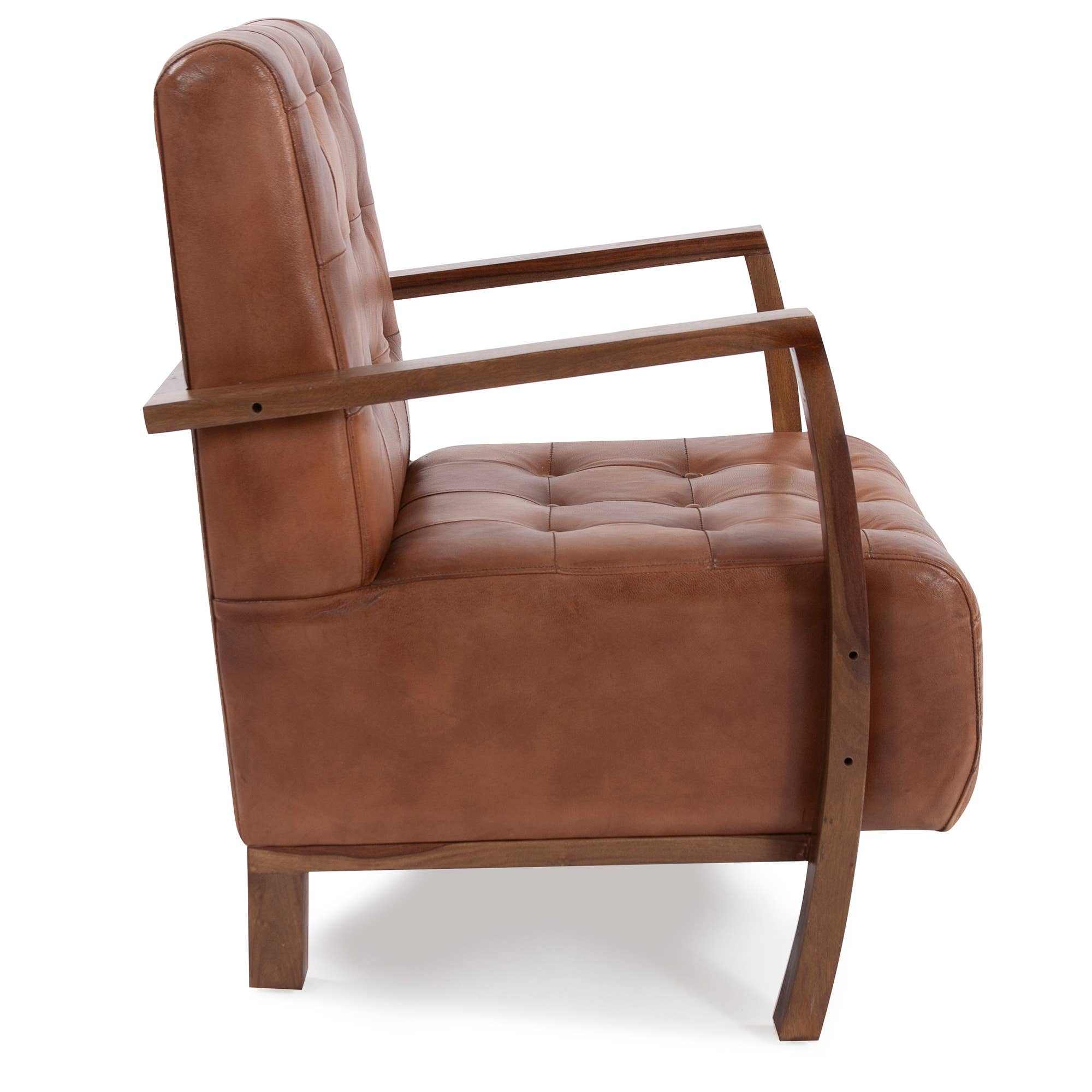 Howard Elliott on Faire - Wholesale Chair - Davenport Tufted Leather Chair3