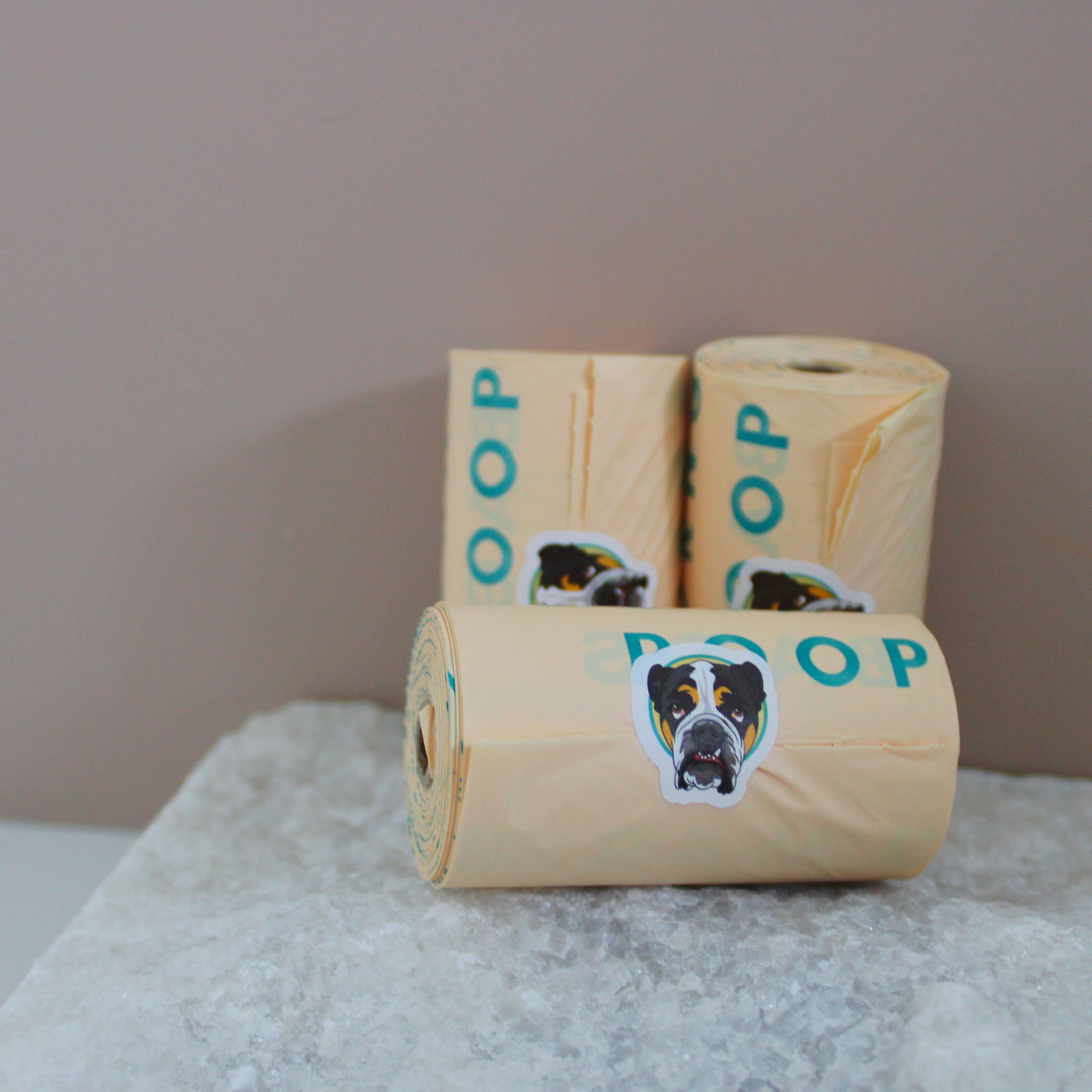 Monty's Bags – wholesale Pet poo bag – Compostable Dog Poop Bags - 15 Bag Rolls - 9 x 13" Bag Size6