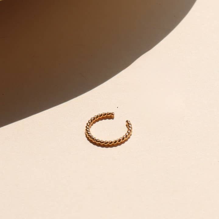 Spiral Ear Cuff for wholesale by Token Jewelry