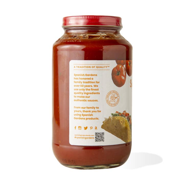 Spanish Gardens Foods - Wholesale Hot Sauce - Extra Hot Taco Sauce (23 oz) 6 pack