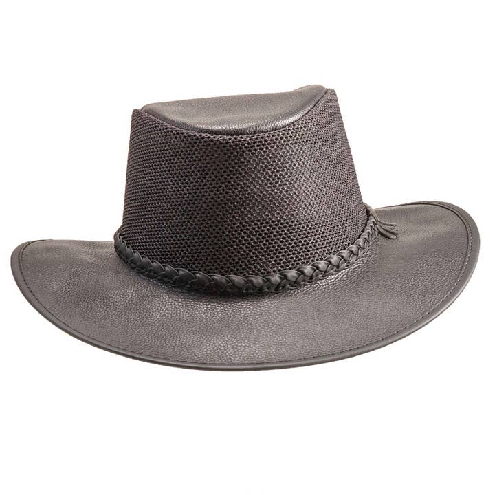 American Hat Makers - Wholesale Fedora - Unisex - Wide Brim Outback Sun Hat - Style Breeze10