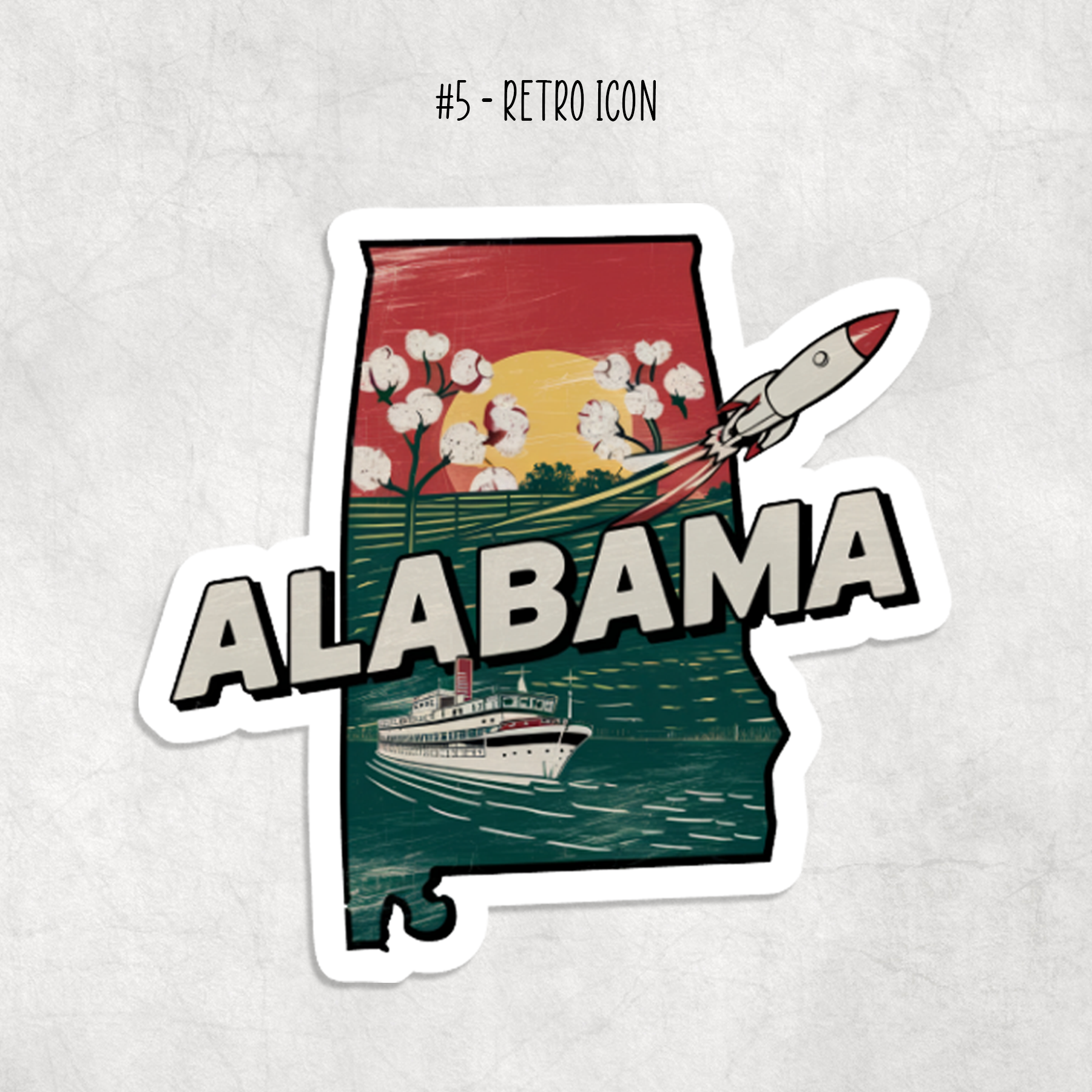 Expression Design Co – wholesale Sticker – Alabama Stickers5