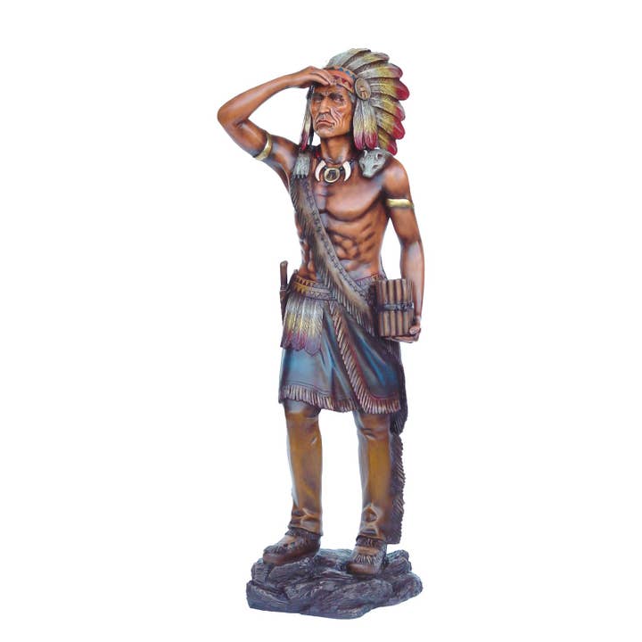 Tobacco Indian Cigar Store Life Size Statue for wholesale by LM Treasures