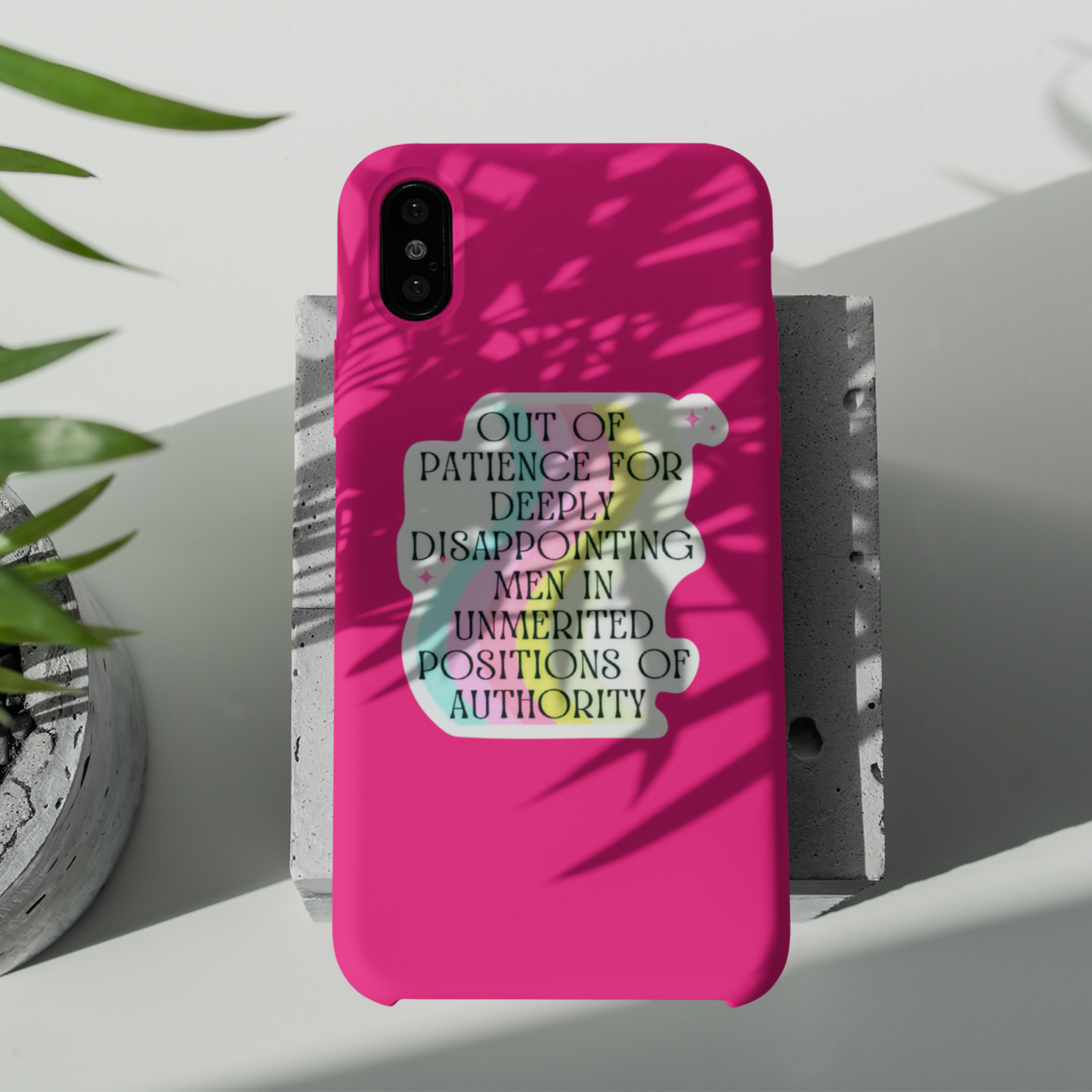 GetBullish - Wholesale Sticker - Out Of Patience For Deeply Disappointing Men Vinyl Sticker3