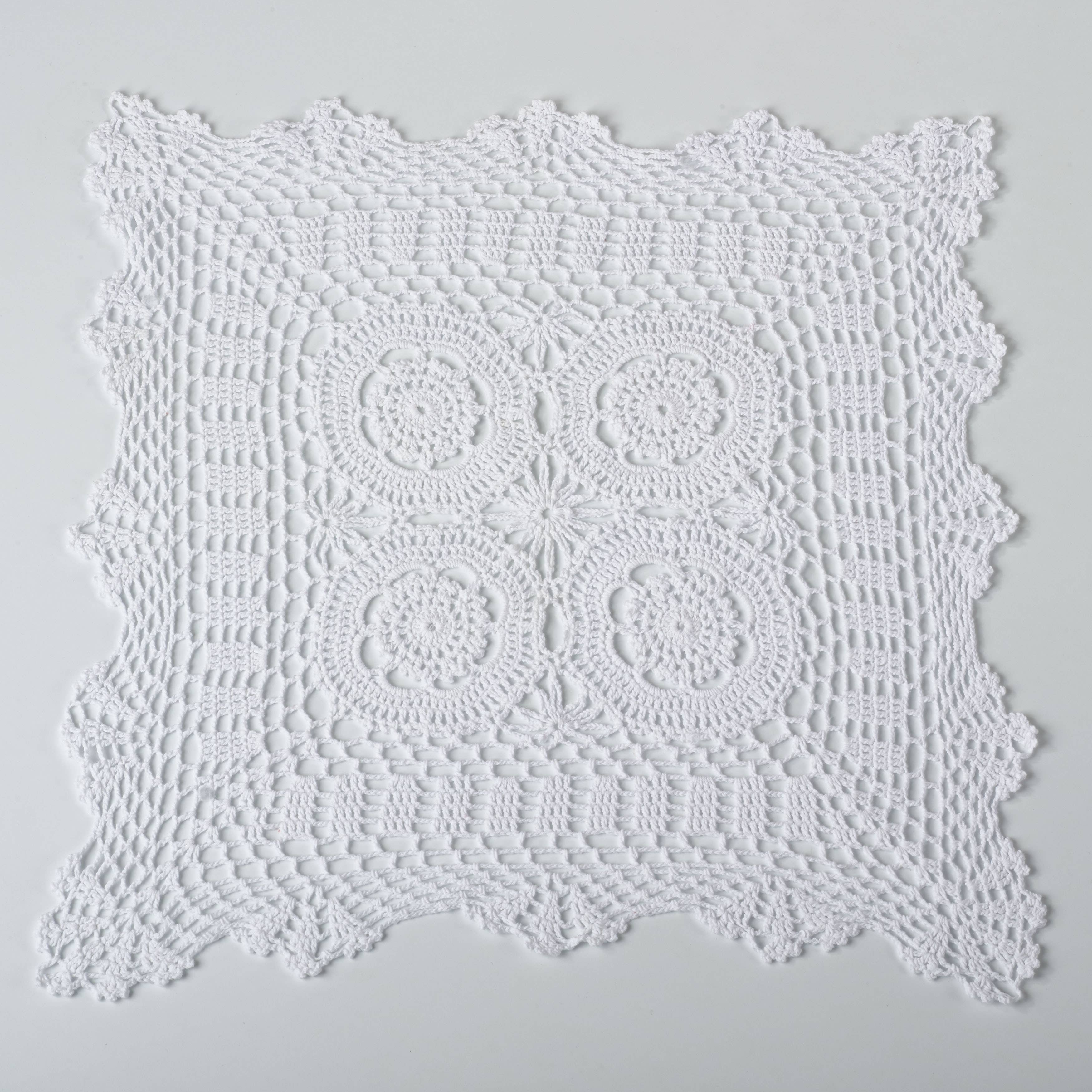 Saro Lifestyle – wholesale Dekorativ duk – Virkad spetsduk6