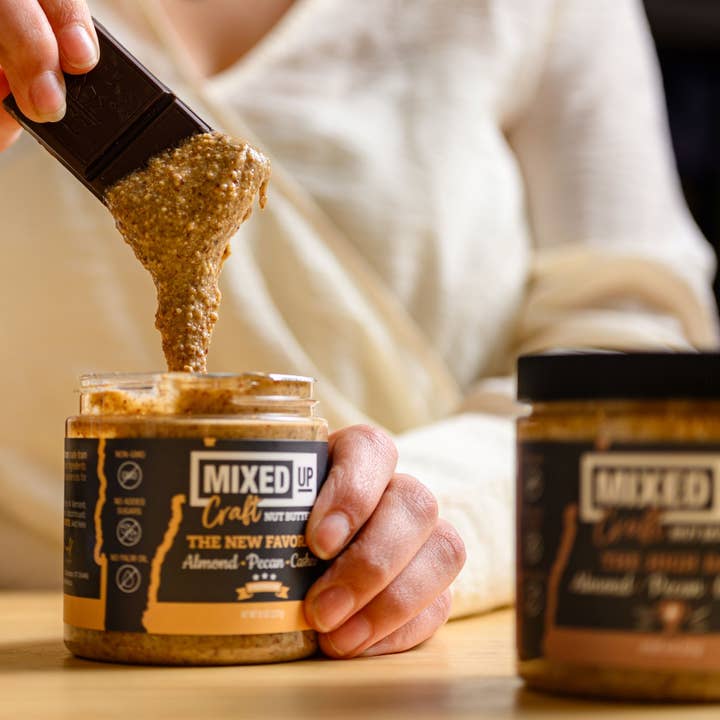 Mixed Up Foods - Wholesale Nut Butter - Mixed Cashew Nut Butter - "The New Favorite" - 8 oz