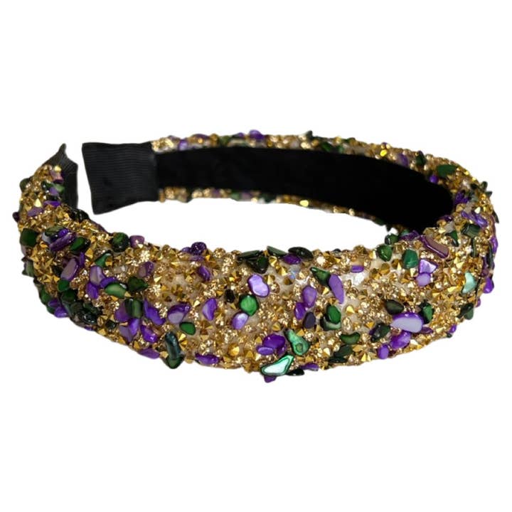 Headbands of Hope | One Purchased One Donated - Vente Bandeau – femme - Bandeau All That Glitters - Mardi Gras1