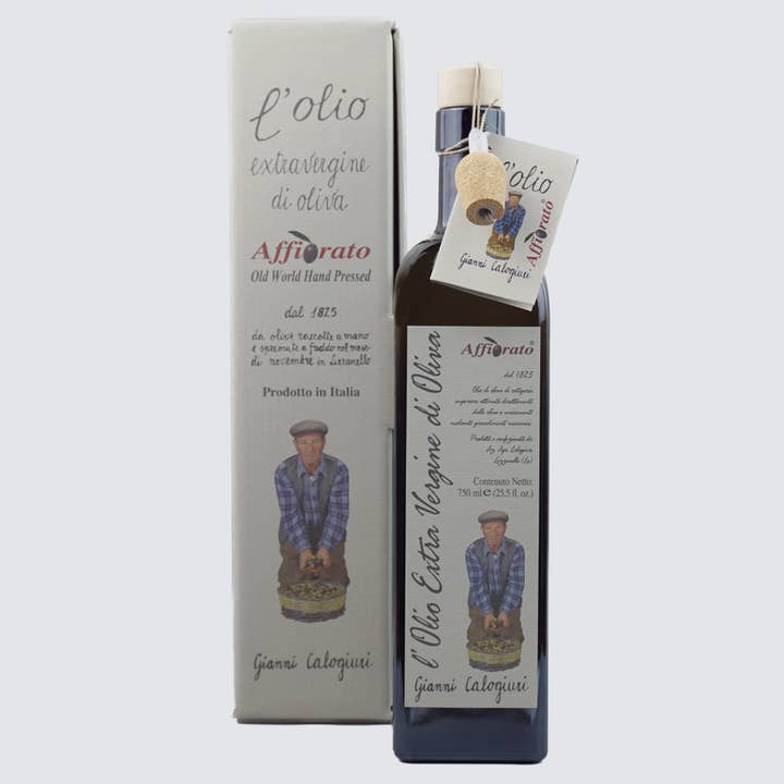 Vincotto Balsamico Gianni Calogiuri Azienda Agricola – wholesale Olive oil – “Affiorato” Extra Virgin Olive Oil with box