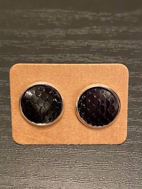 SMA Artistry Creations - Vendita all'ingrosso Orecchini a bottone - Orecchini a bottone con cabochon a sirena da 12 mm9