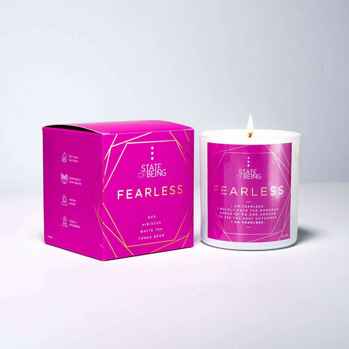 State of Being - Wholesale Jar/Filled Candle - Fearless Oud & Tonka Bean Jar Filled Candle1