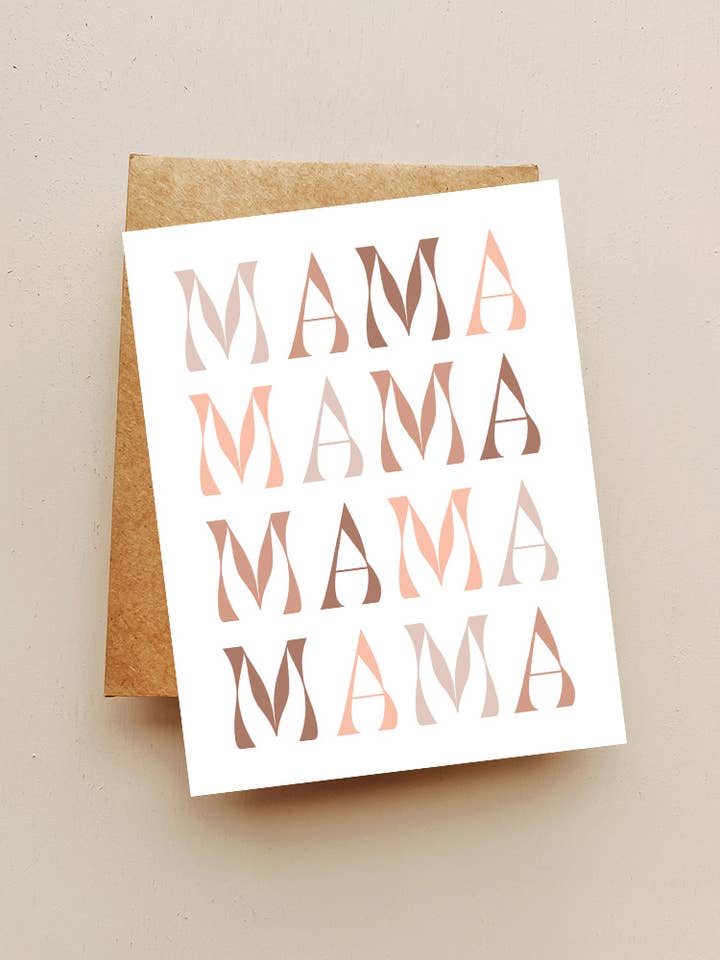 MAMA Mother's Day Card for wholesale by Maddon and Co