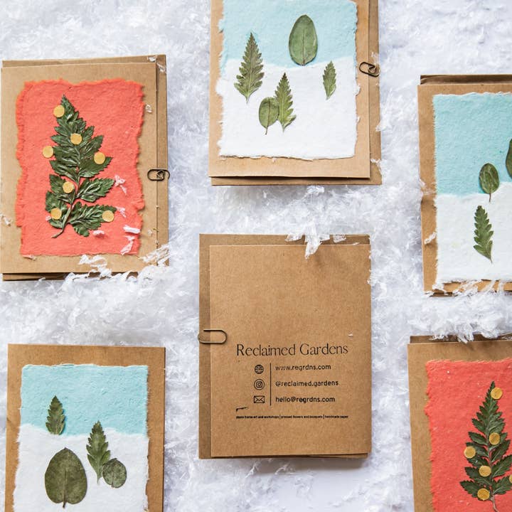 Reclaimed Gardens - Vendita all'ingrosso Biglietti di auguri di buone feste - Biglietti di auguri natalizi (vuoti)3