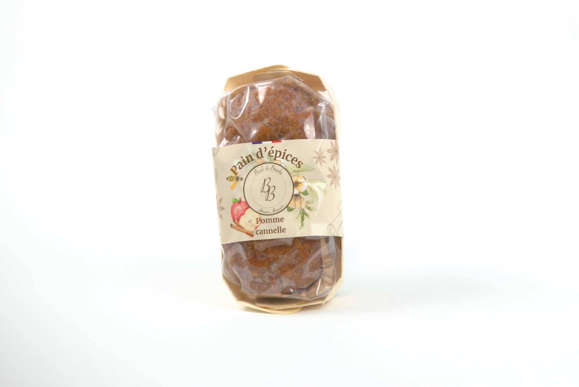 Bisch de Bruche – wholesale Cake – Apple Gingerbread (100% Flower Honey) 140g