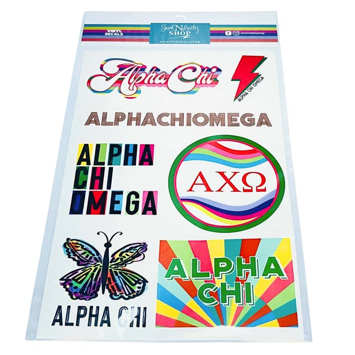 Sarahndipity Shop - Wholesale Sticker - Sorority Vinyl Decal Sheets10