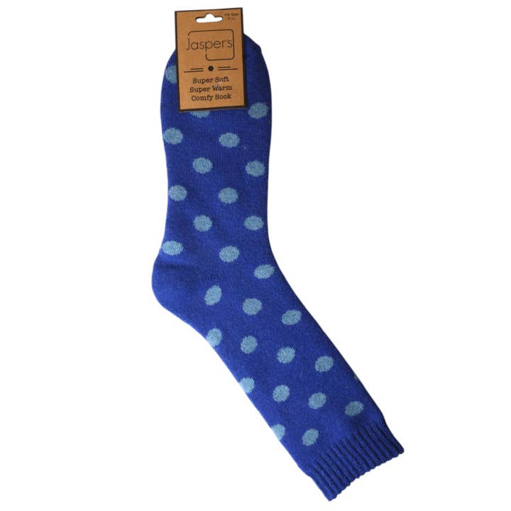 Blue Spot Cosy Men's Socks JS828 for wholesale by Jess & Lou