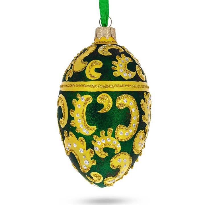 BestPysanky - Wholesale Ornament - 1891 Memory of Azov Royal Glass Egg Ornament