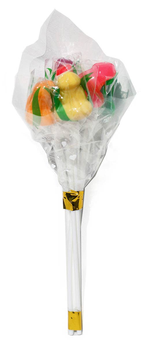 Little Genie Productions - Wholesale Lollipop - Candy Penis Bouquet- Display of 121