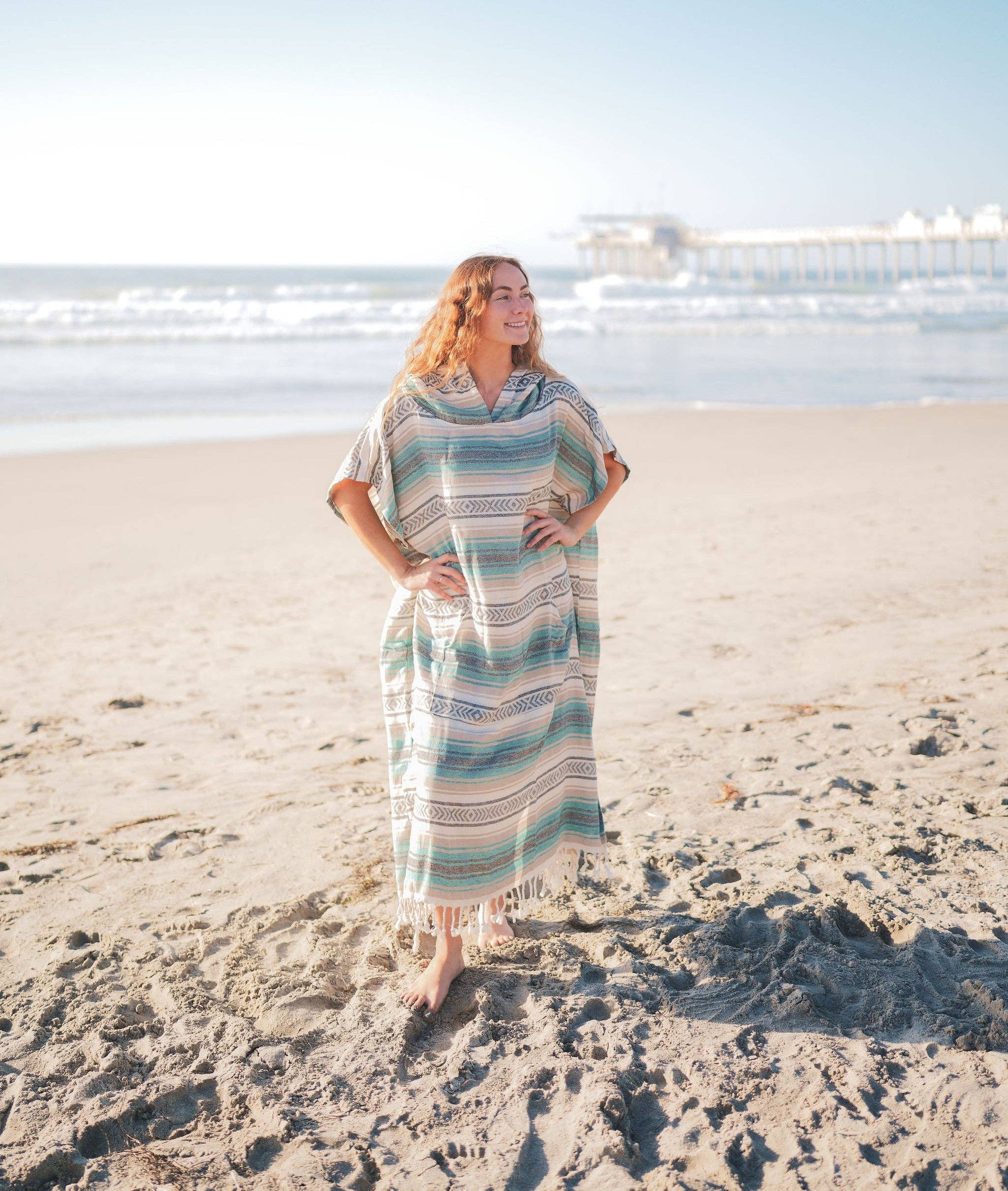 Basic Layers - Venta al por mayor Poncho - Mujer - PONCHO DE ALGODÓN SANTA CRUZ0