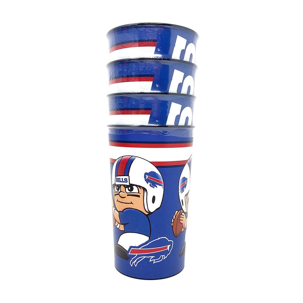 Party Animal, Inc. - Wholesale Disposable Cup - Buffalo Bills Party Cup 4-Pack1