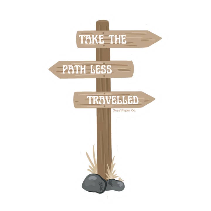 Trail Head Sticker for wholesale by Jess' Paper Co.