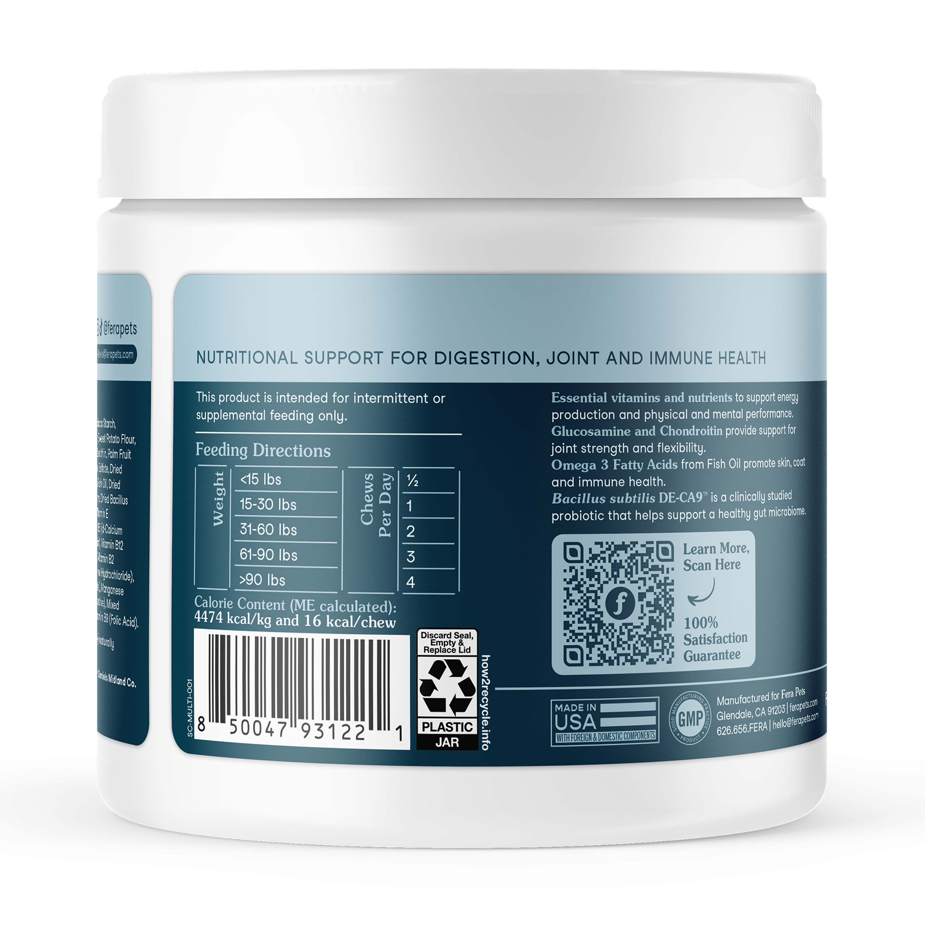 Fera Pets - Wholesale Pet Supplement - Dog - Multivitamin Soft Chews for Dogs1