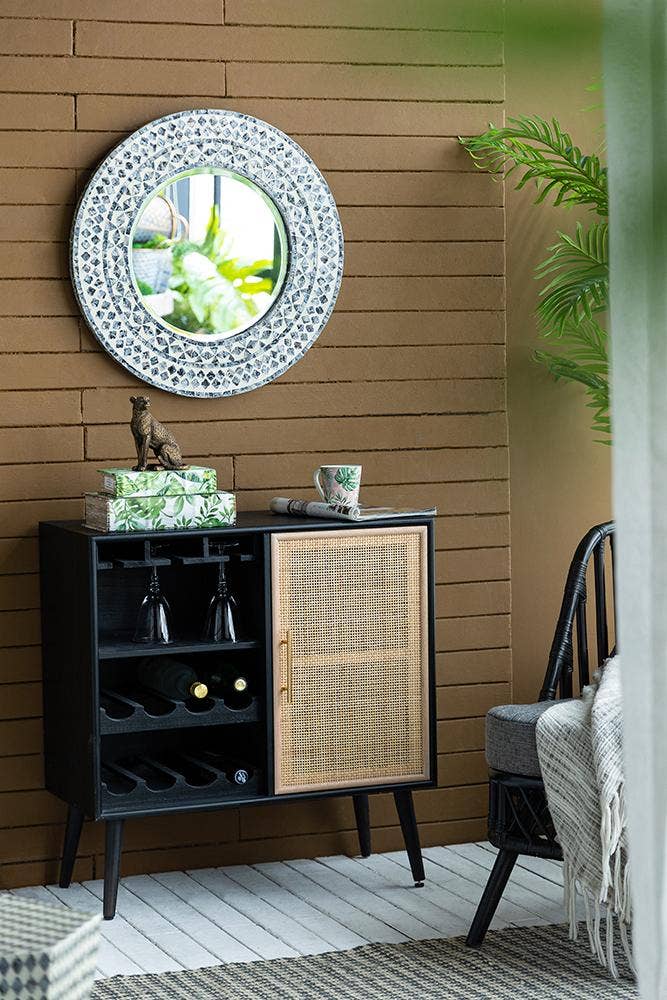 A&B Home Group Inc. - Wholesale Decoratief beeldje - Panter van koper, 15 cm5