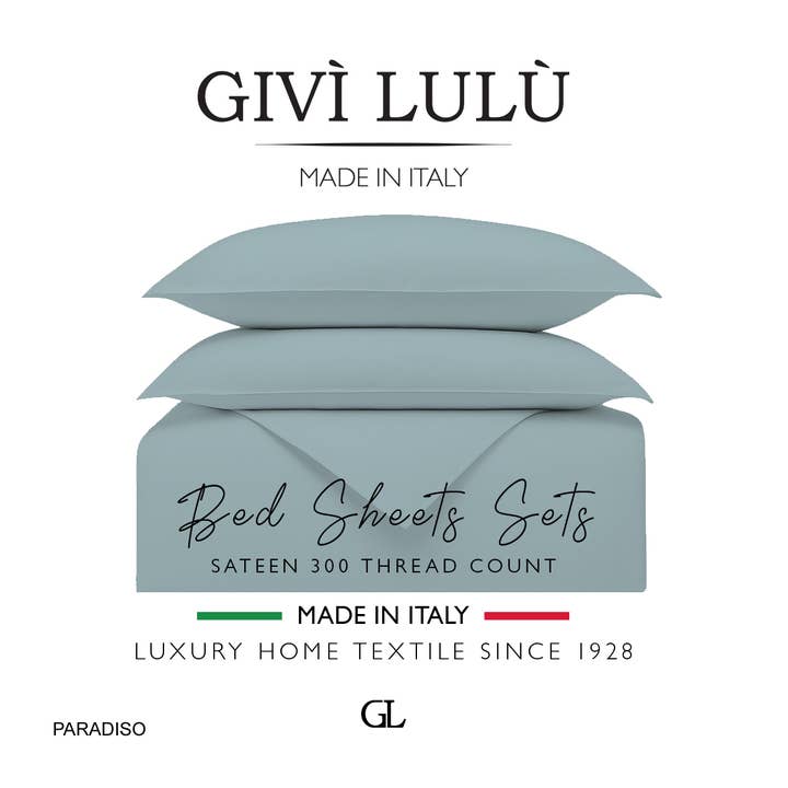 Solid 300 Thread Count - paradiso - Sheet Set for wholesale by Givì Lulù by Vittorio Ursini & Son