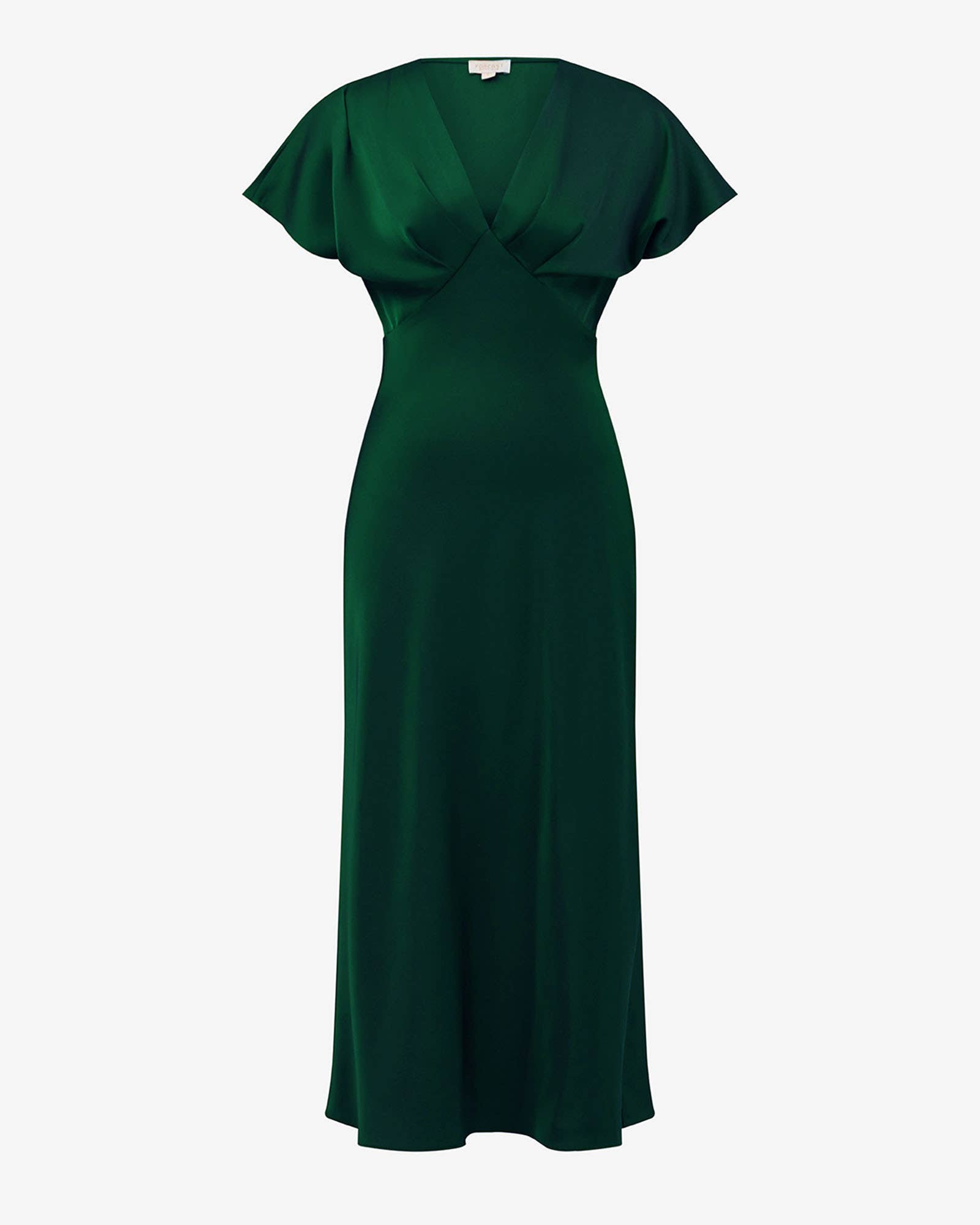 Forcast - Wholesale Dress - Women's - Forcast Women's Catalina V-Neck Satin Dress9