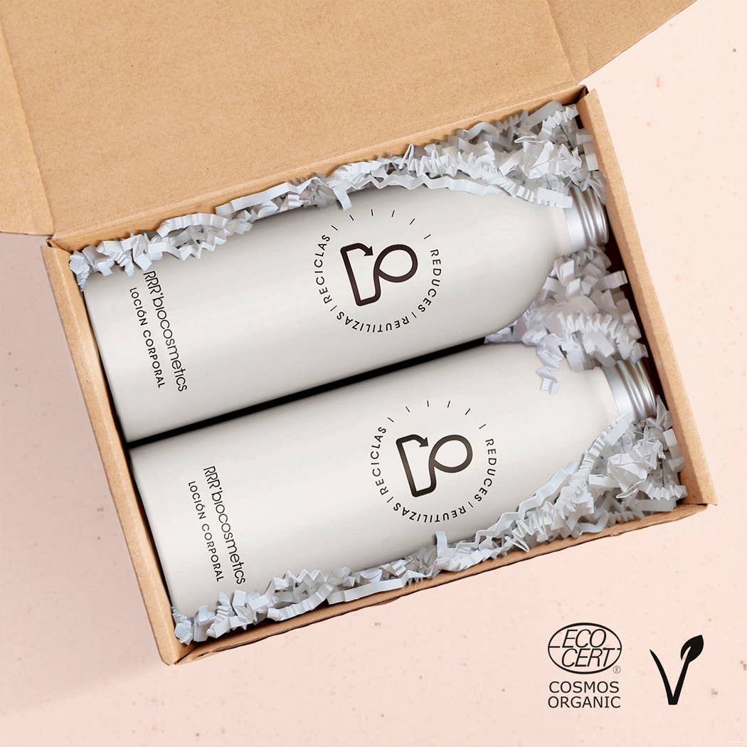 RRR'biocosmetics - Wholesale Body Cream/Lotion - ECOLOGICAL REFILL PACK. 2 Body Lotions 500 ml0