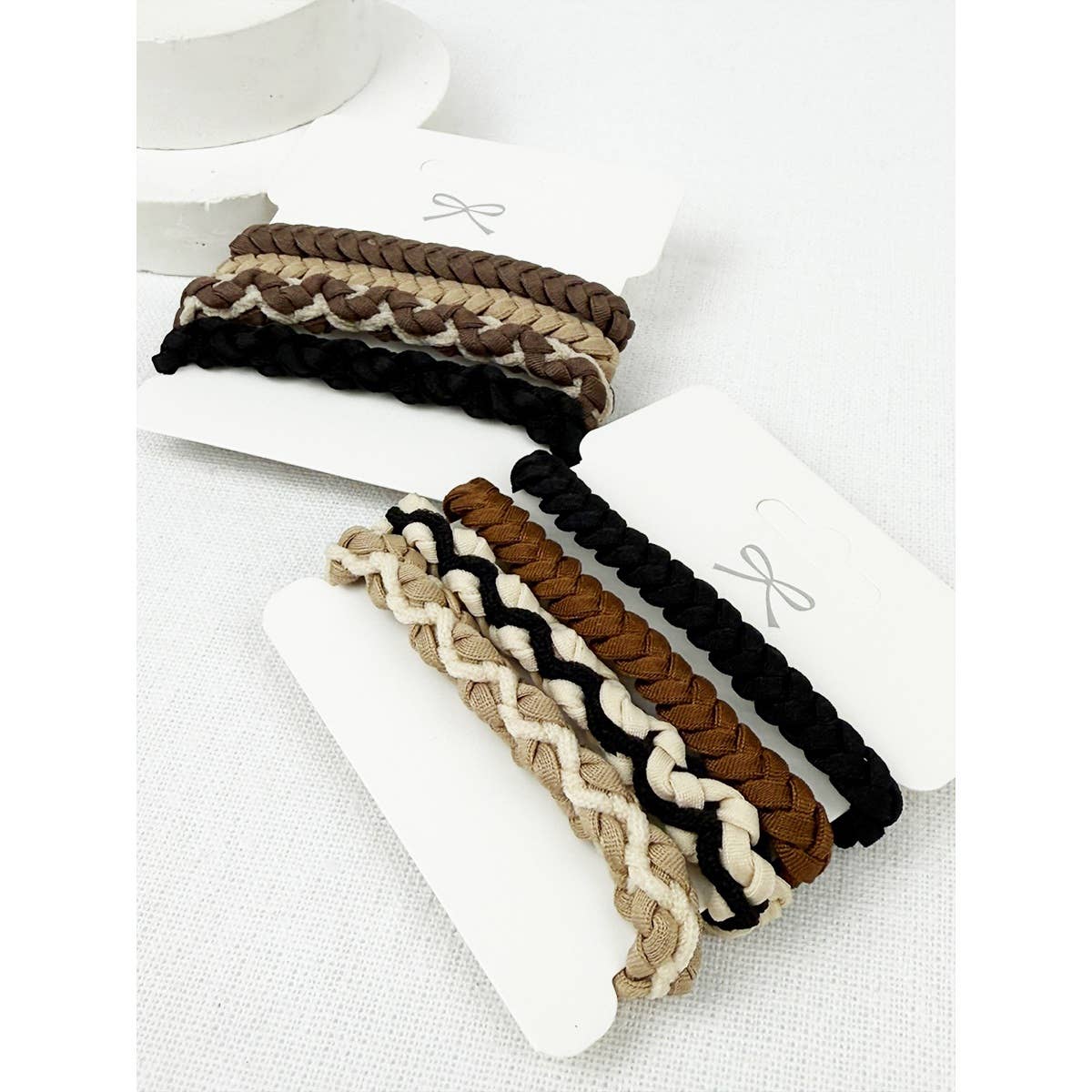 MIX COLOR Boho Style Elastic Ponytail Hair Tie for wholesale on Faire6