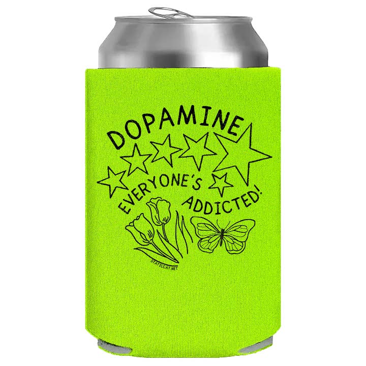Static Cat Studio - Wholesale Drink Huggers & Koozies - Dopamine – Can Cooler3
