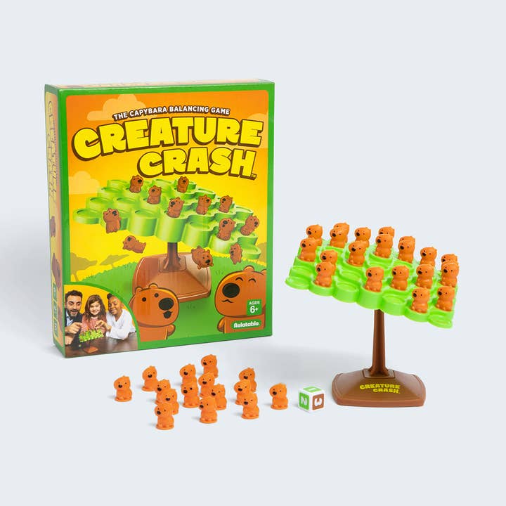 Creature Crash - A Wobbly, Wild Capybara Balancing Game for Kids for wholesale by What Do You Meme