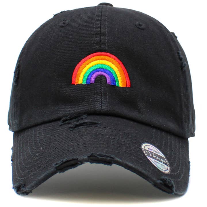 KBETHOS - Wholesale Baseball Cap - Unisex - Pride Rainbow Vintage Dad Hat