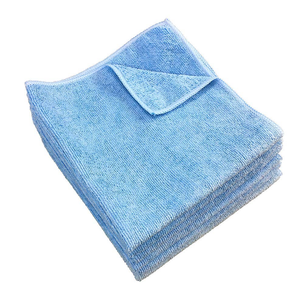 Arkwright Home - Wholesale Cleaning Cloth - Bulk Case of 240 Cleaning Cloths, 12x12 Microfiber, Colors27