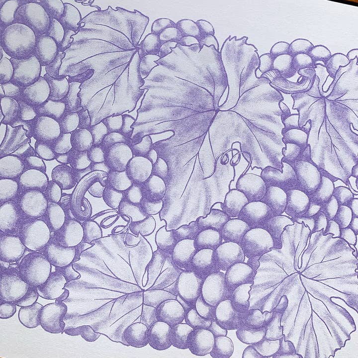 Big Fog - Wholesale Art Print - Grape Jumble Print1