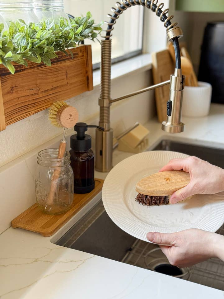 Two-in-One Multipurpose Scrub Brush for wholesale by Me Mother Earth