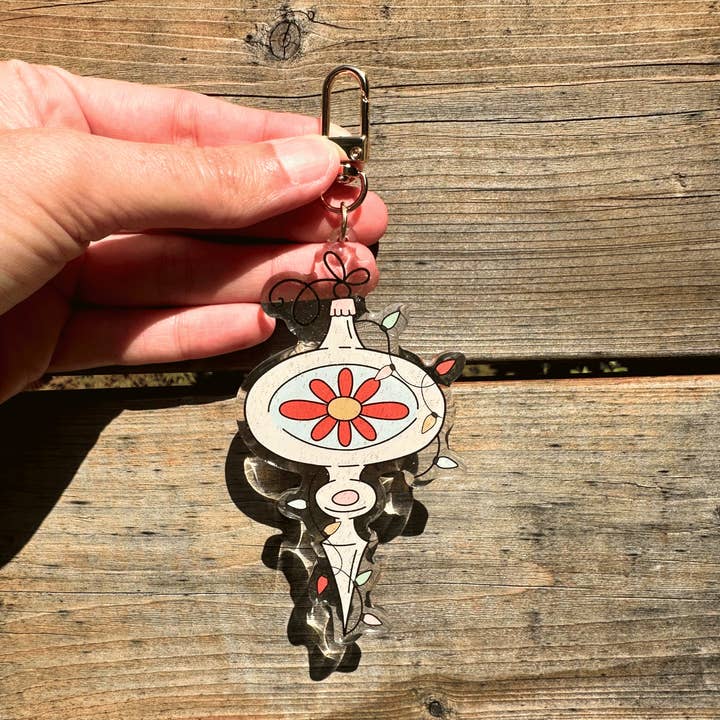 Ornement en acrylique pailleté élégant pour la vente par My Sparkling Emporium