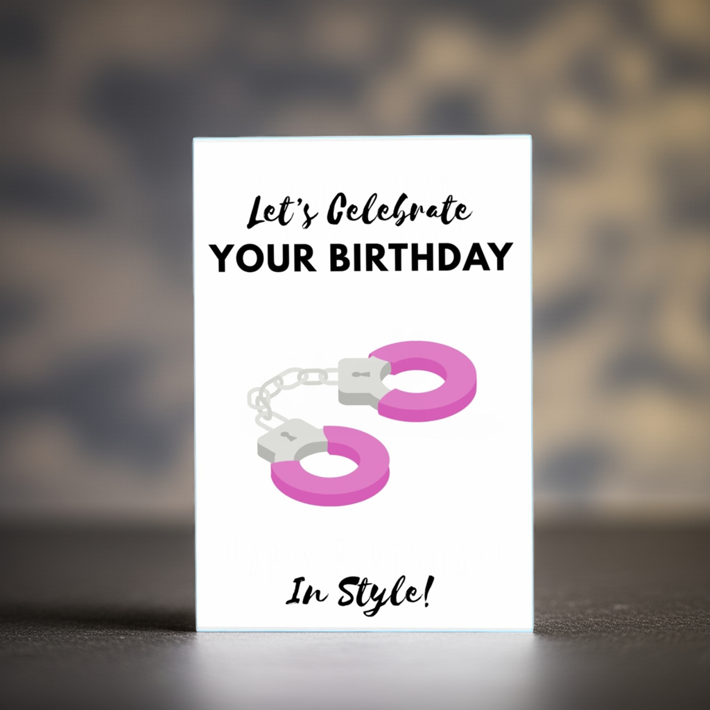 Funny Store – wholesale Födelsedagskort – "Fira med stil!" Kinky födelsedagskort3