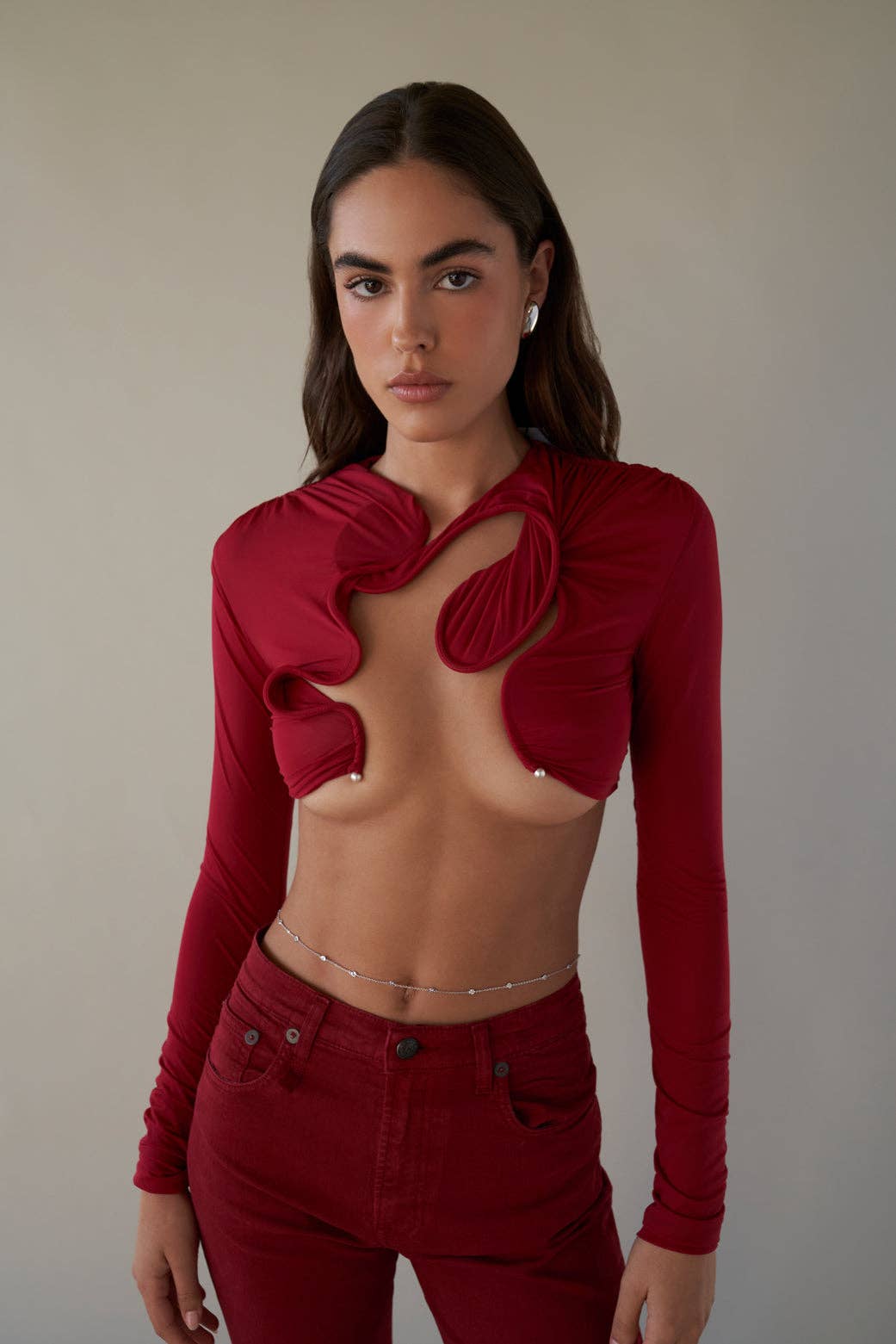 Lili Claspe - Wholesale Face/Body Chain - Andi Belly Chain3