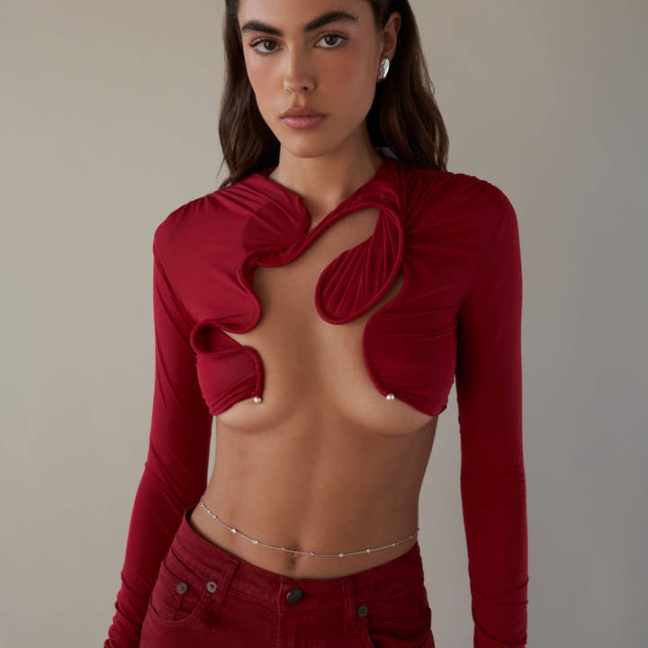 Lili Claspe - Wholesale Face/Body Chain - Andi Belly Chain3