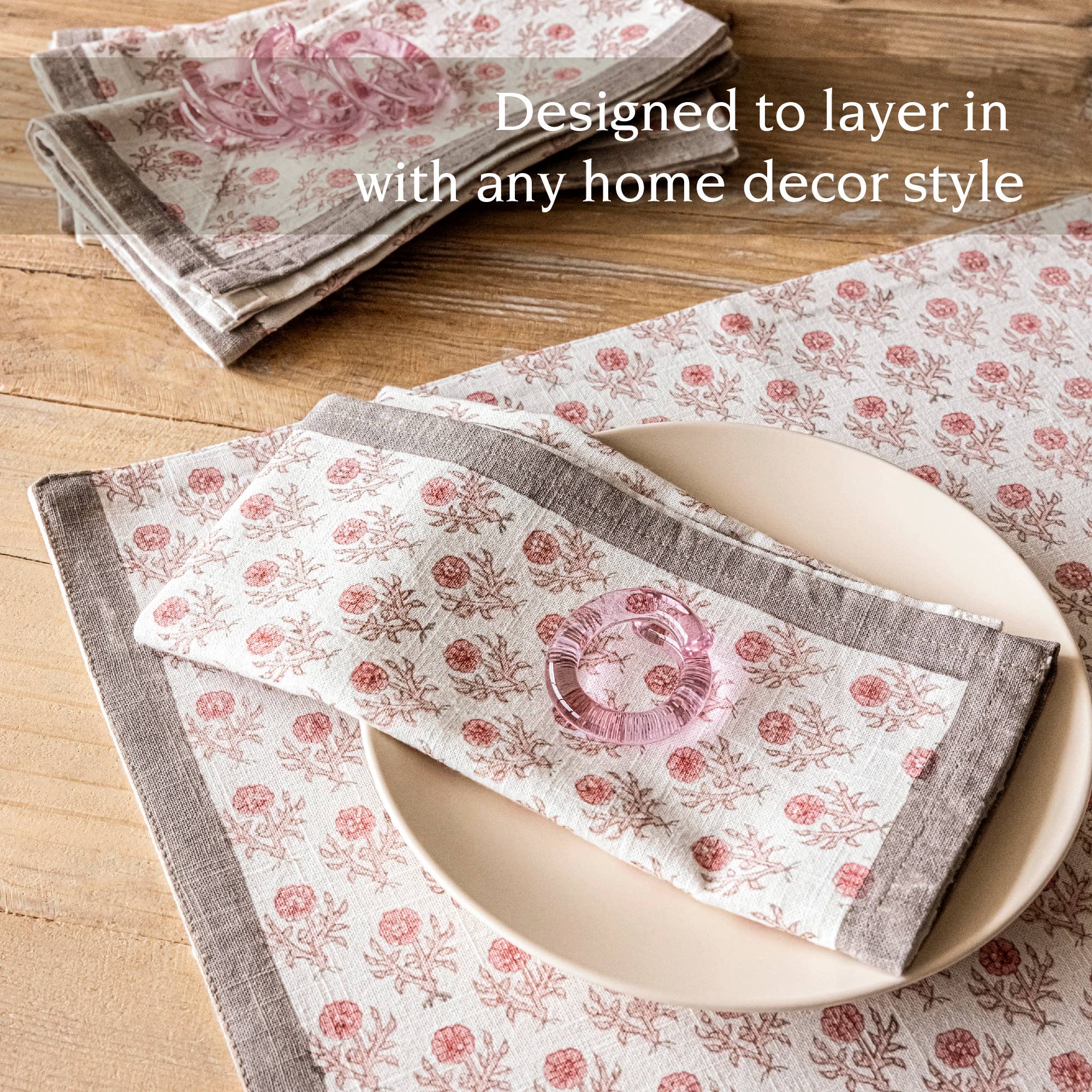 over&back - Wholesale Napkin Ring - Glass Napkin Rings – Hosting Essential – Set of 414