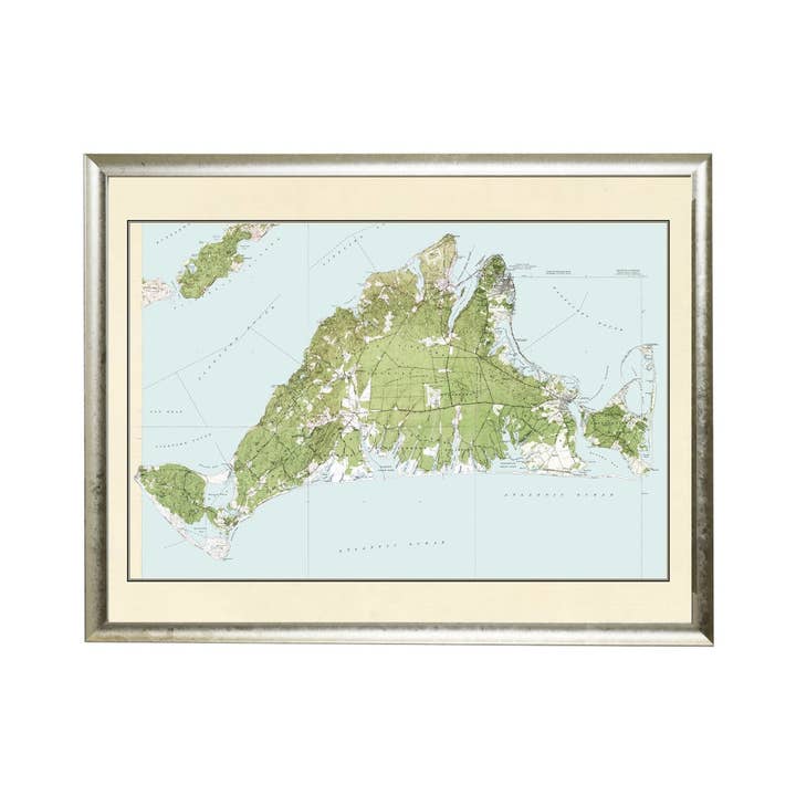 Nantucket Map for wholesale by Antique Curiosities Inc