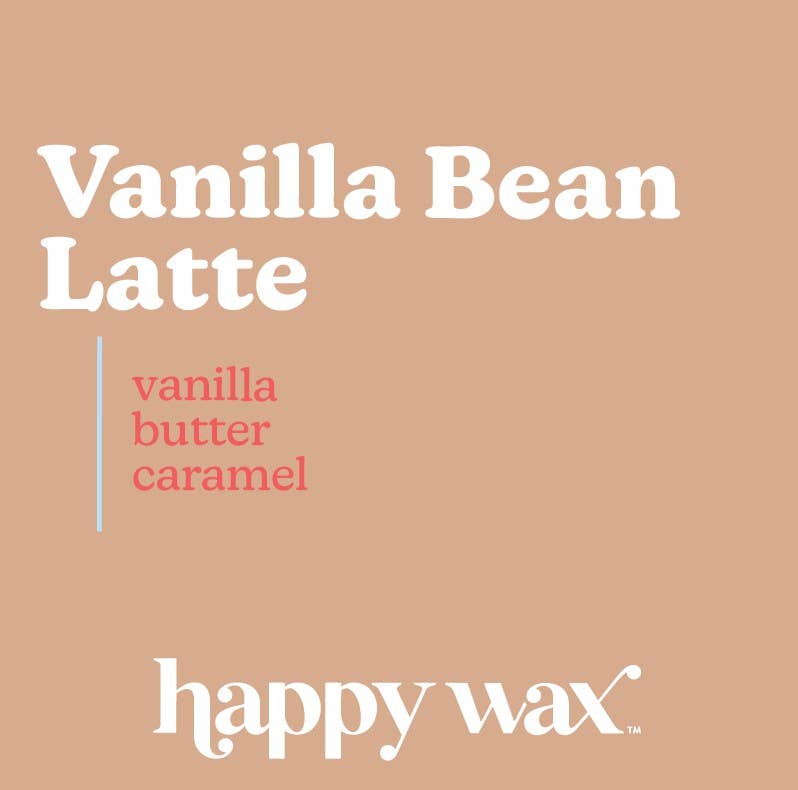 Happy Wax - Wholesale Wax Melt - Vanilla Bean Latte Wax Melts - Sample Pouch (2 oz)3